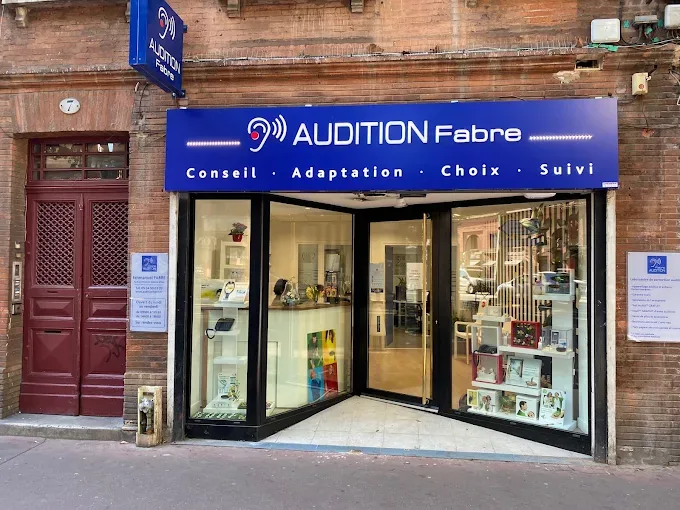 Devanture du cabinet Audition Fabre à Toulouse Saint-Cyprien